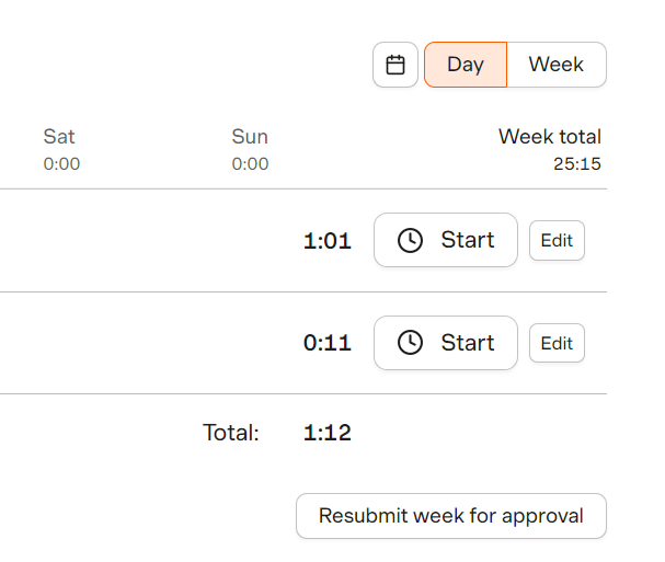 Harvest restart timer