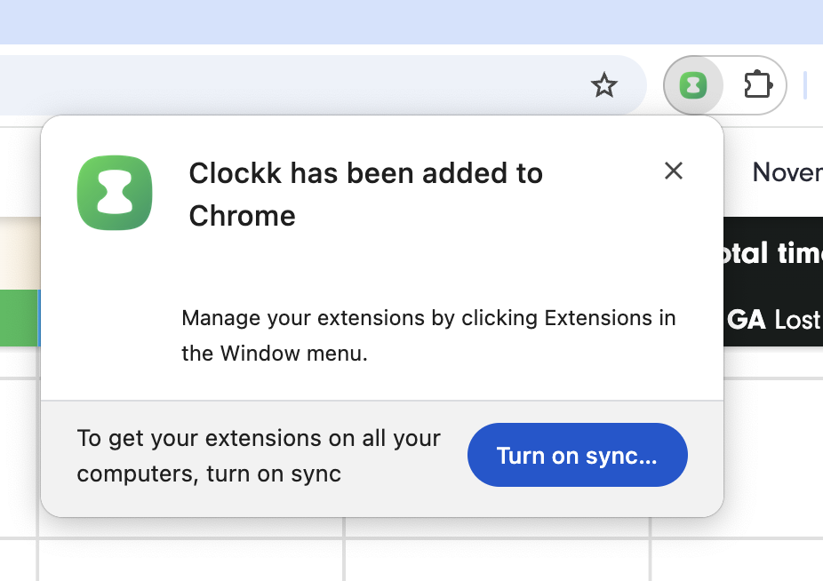 Chrome install successful