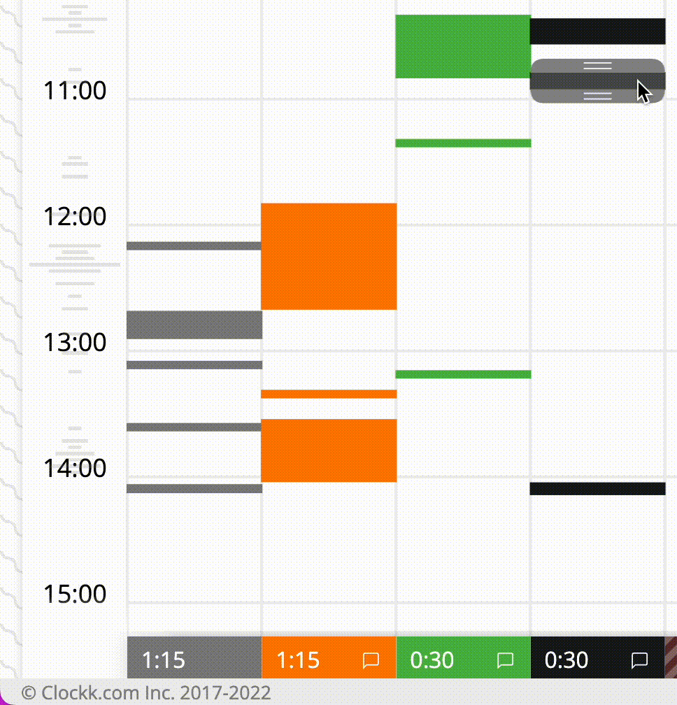 Resizing blocks